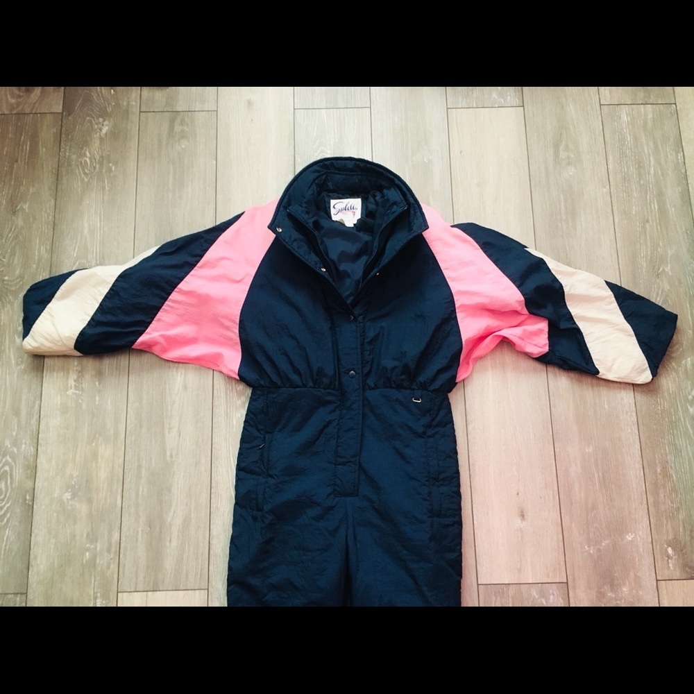 Vintage 80s Subello One piece SKI Suit